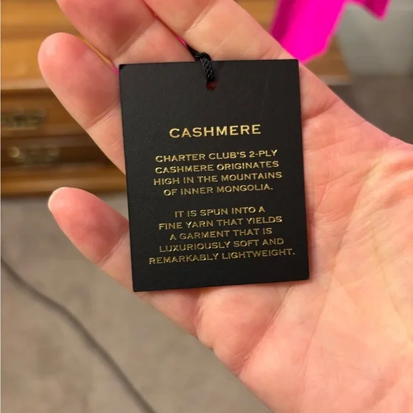 Charter Club Pink Scarf - Picture 3 of 7